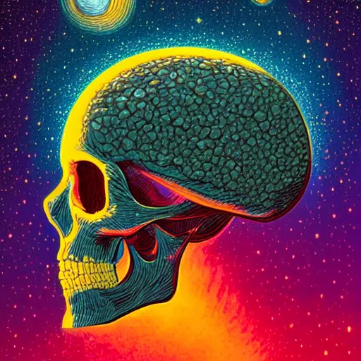 Image similar to ngc 3132 melting mysterious skull landscape by Casey Weldon, dan mumford 8k ultra high definition, upscaled, perfect composition , golden ratio, edge of the world, image credit nasa nat geo