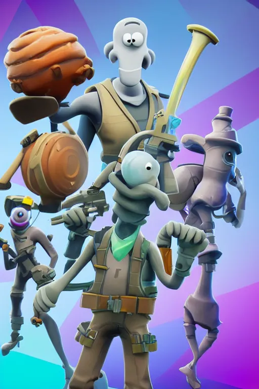 Prompt: squidward new Fortnite character leak