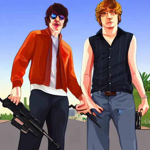 Image similar to Sneaky and Meteos GTA 5 cover art