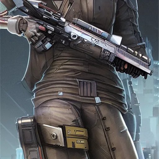 Image similar to An armory of sci-fi weapons and gadgets, hyper realistic, cyberpunk, high quality, award winning, digital art