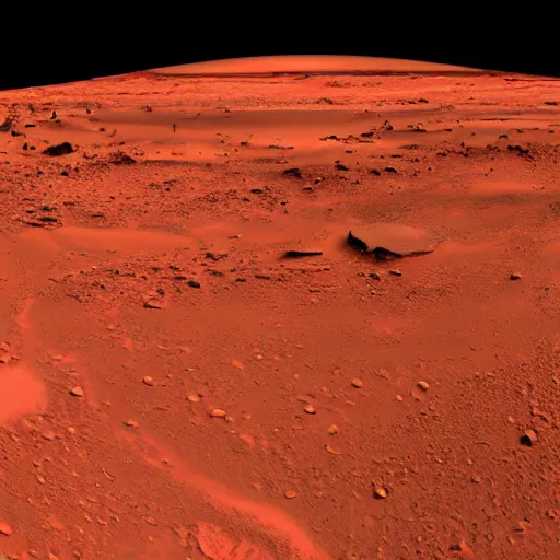 Image similar to a red river on mars.