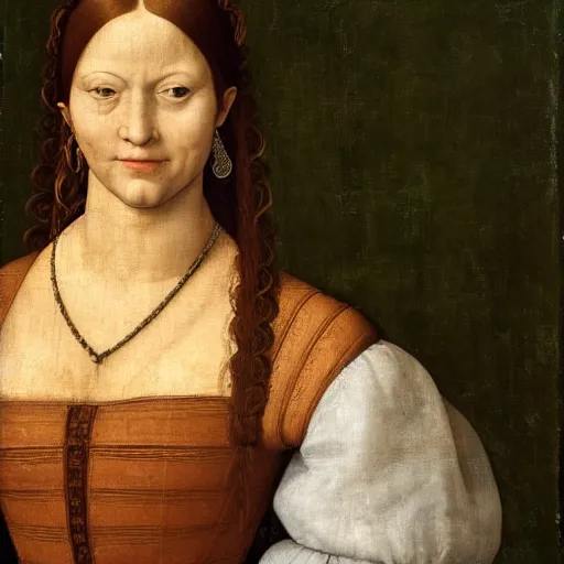 Prompt: portrait of a renaissance woman