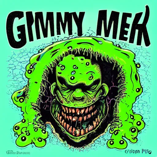 Prompt: grimy slimepunk ooze monster