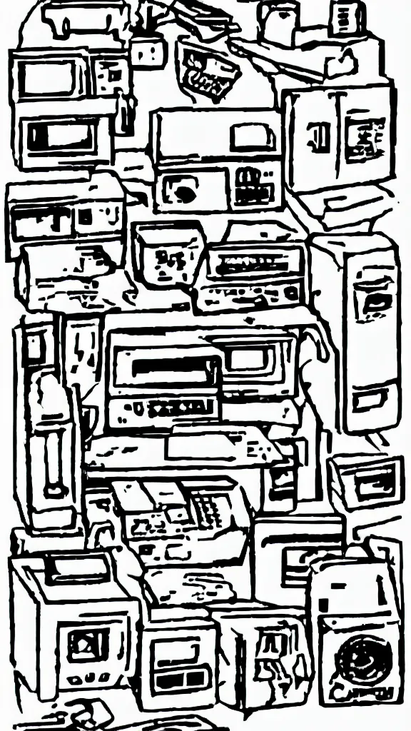 Image similar to 9 0 s clipart of y 2 k objects, macpaint, hyper colourful