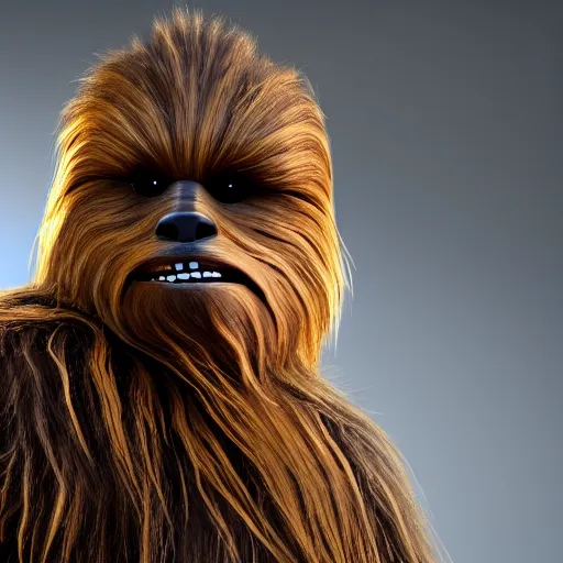 Image similar to Chewbacca in Call of Duty, highly detailed, high quality, HD, 4k, 8k, Canon 300mm, professional photographer, 40mp, lifelike, top-rated, award winning, realistic, sharp, no blur, edited, corrected, trending