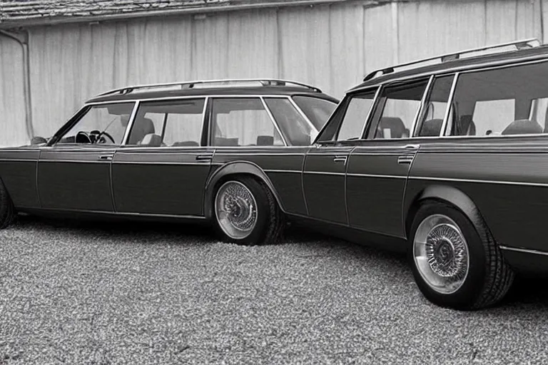 Image similar to intricate, 3 d, 1 9 7 0 shark nose bmw 7 series two - door wagon estate, style by caspar david friedrich and wayne barlowe and ted nasmith.