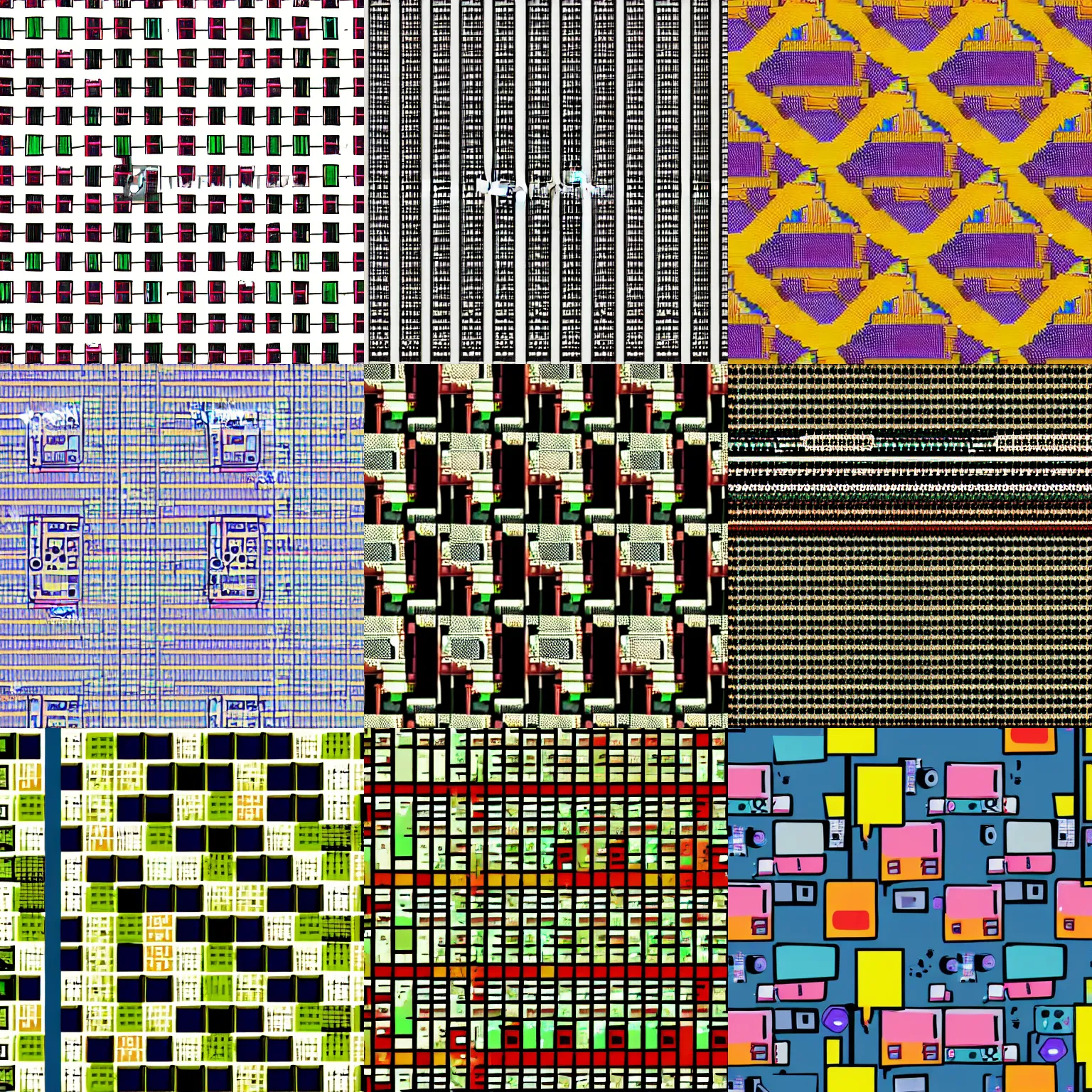 Prompt: pattern for background retrogaming theme, computer, console, game boy, famicom