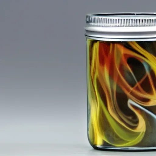 Image similar to air swirl in a jar