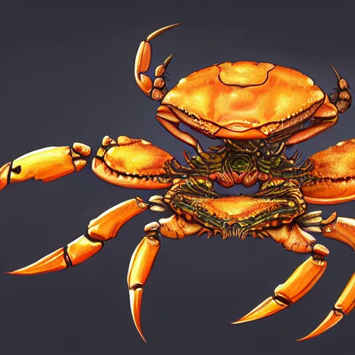 Image similar to obama crab, intricate, highly detailed, digital painting, artstation, concept art, smooth, sharp focus, illustration, unreal engine 5, 8 k