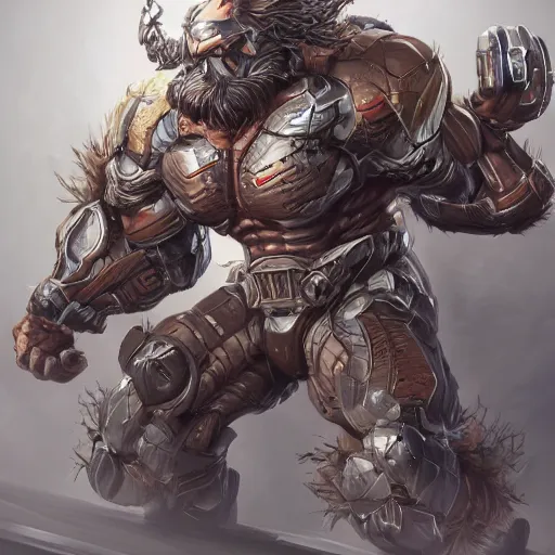 Prompt: Super Strength, extremely detailed, award-winning art, trending on Artstation