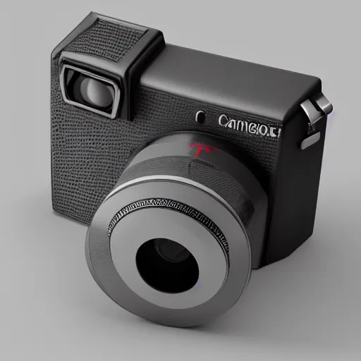 Prompt: camera icon 3d render, 8k, low poly