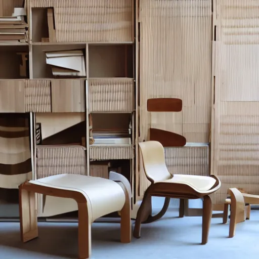 Prompt: a pause to all my makings, by Alvar Aalto