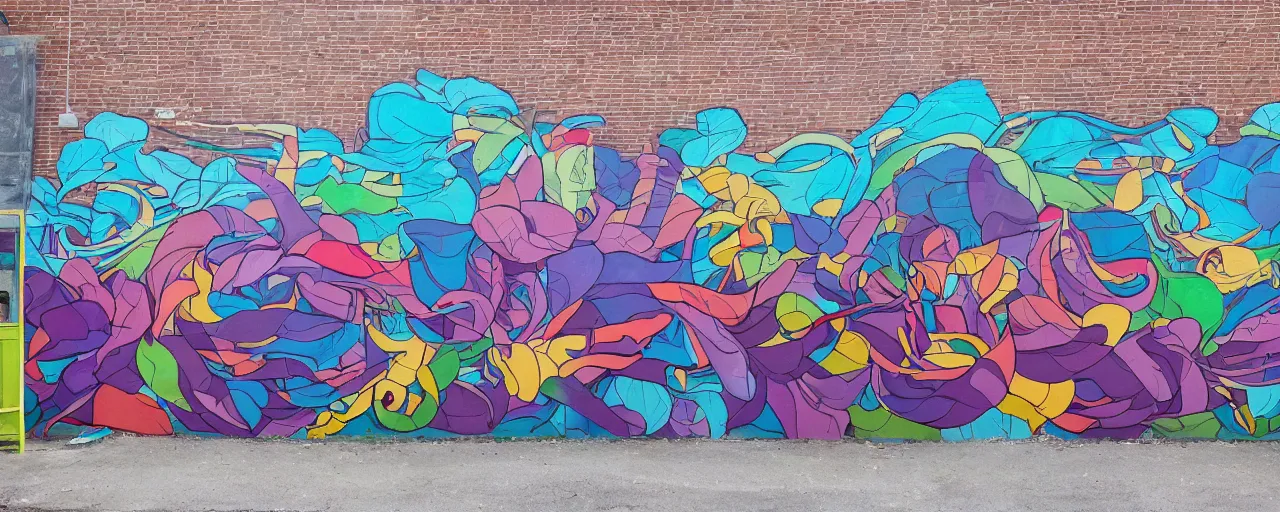 Image similar to a mural by loomit