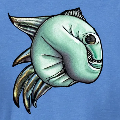 Image similar to alien fish