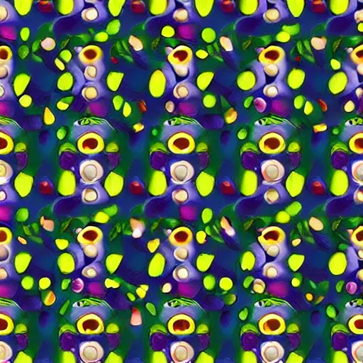 Image similar to symmetry, repeating pattern. seamless, m & m candy. award - winning