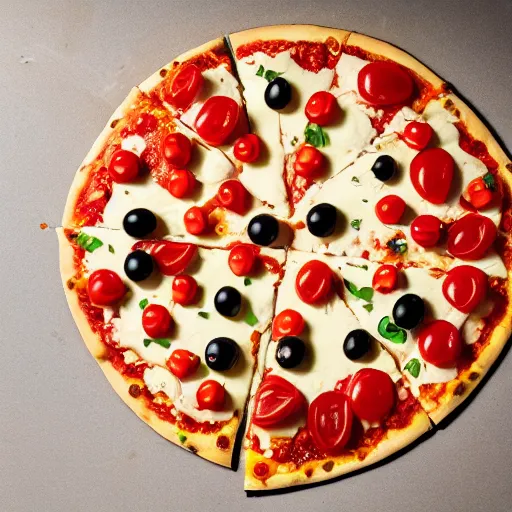 Image similar to Haribo pizza, food photography