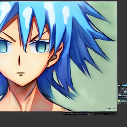 Image similar to killua lightning yo - yo hxh digital art ray tracing trending on art station