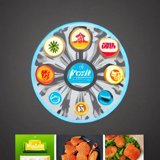 Image similar to make a design logo for haikal frozen food