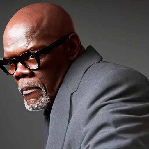 Prompt: Samuel L. Jackson as Mr. Brean