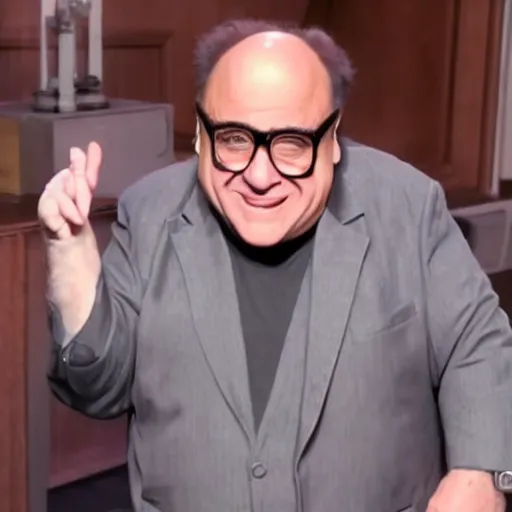 Prompt: danny devito reaction channel - n 5