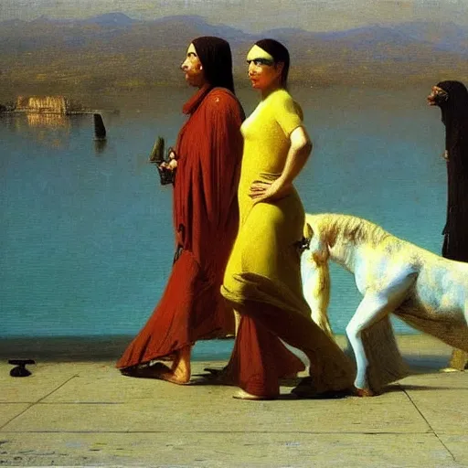 Prompt: painting by jean - leon gerome, masterpiece