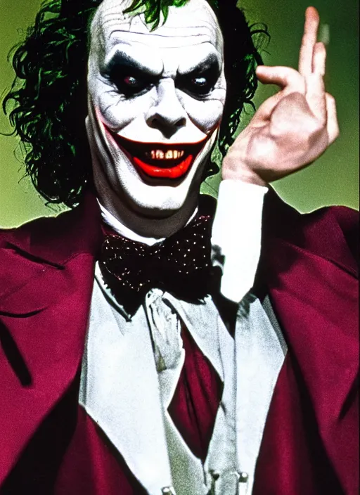 Image similar to Tim Curry as the Joker