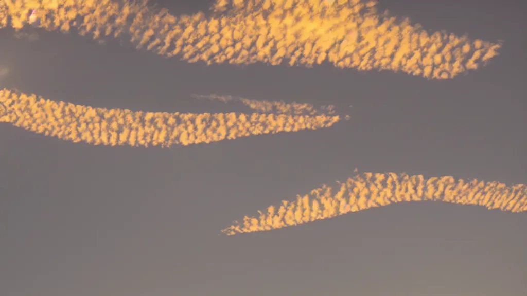 Image similar to golden hour contemptible complex polygon contrail