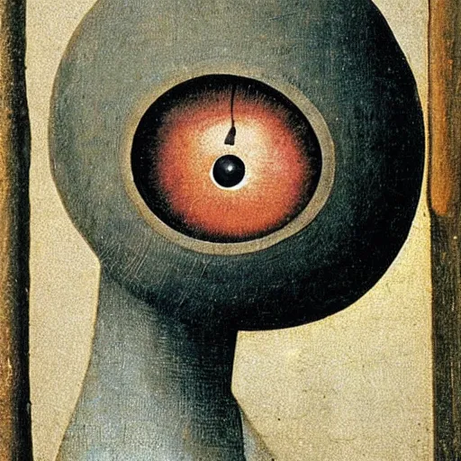 Prompt: an eyeball by hieronymus bosch