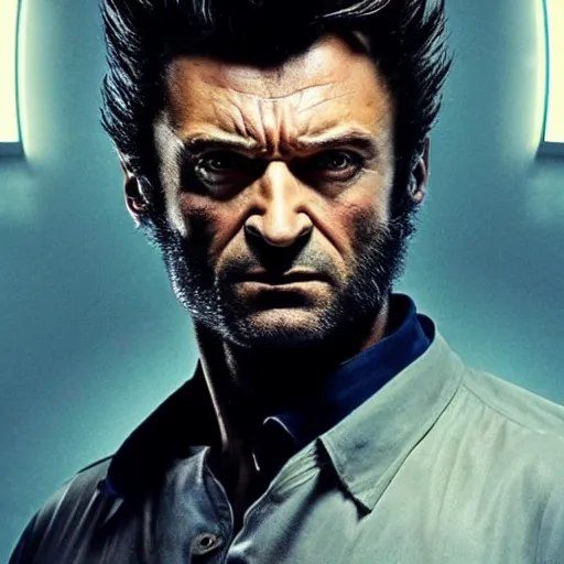 Image similar to svika pick as wolverine, realistic, dramatic studio lighting, dynamic light, movie poster