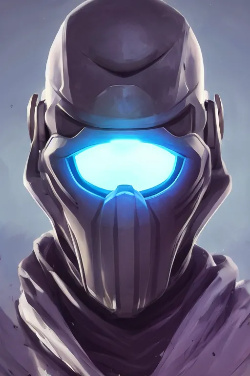 Image similar to epic mask helmet robot ninja portrait stylized as fornite style game design fanart by concept artist gervasio canda, behance hd by jesper ejsing, by rhads, makoto shinkai and lois van baarle, ilya kuvshinov, rossdraws global illumination radiating a glowing aura global illumination ray tracing hdr render in unreal engine 5