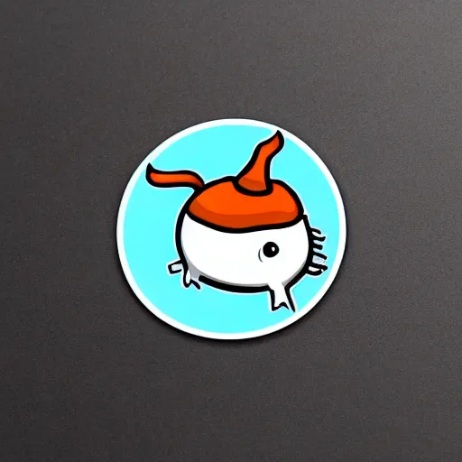 Image similar to sticker snail cartoon whimsical