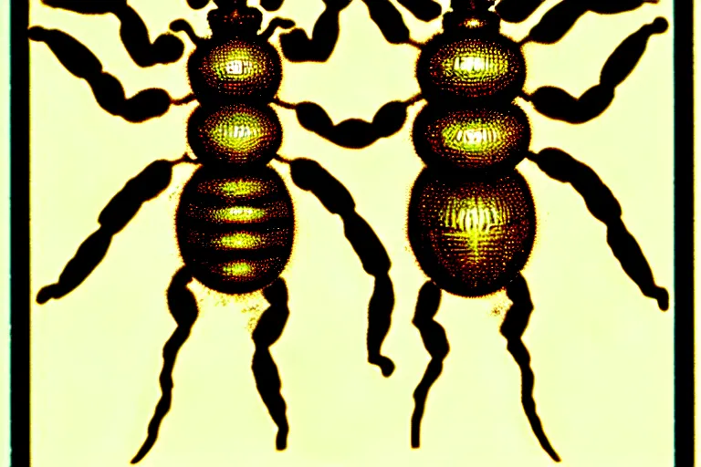 Prompt: ancient flea entity, all encompassing, demiurge, samsara,