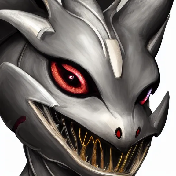 Image similar to close up mawshot of a cute elegant beautiful stunning anthropomorphic female robot dragon, with sleek silver metal armor, glowing OLED visor, facing the camera, the open maw being highly detailed and soft, with a gullet at the end, food pov, micro pov, prey pov, digital art, pov furry art, anthro art, furry, warframe art, high quality, 3D realistic, dragon mawshot, maw art, macro art, micro art, dragon art, Furaffinity, Deviantart, Eka's Portal, G6