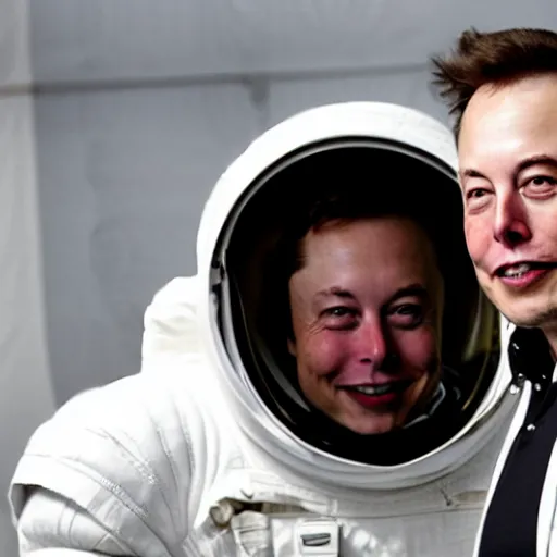 Prompt: Elon Musk in an Apollo suit