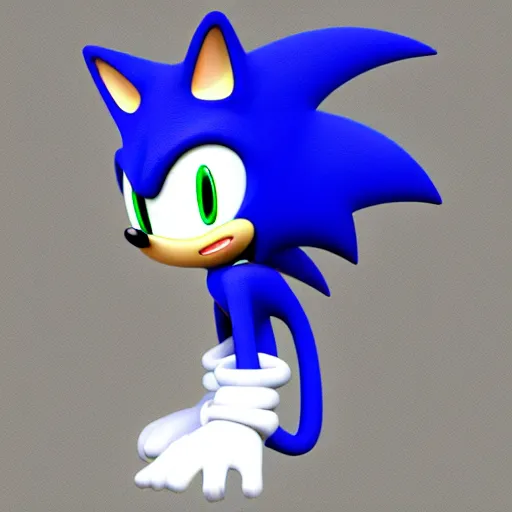 Custom / Edited - Sonic the Hedgehog Customs - Sonic (Movie Design) - The  Models Resource
