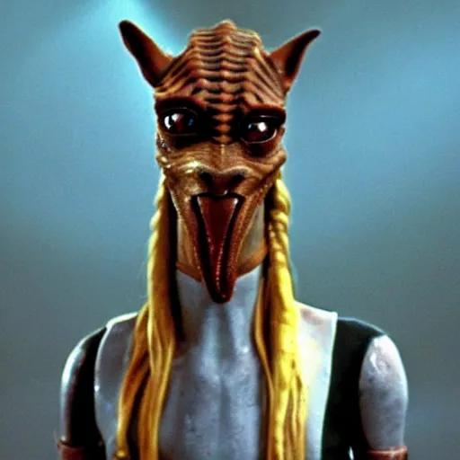 Image similar to jar jar binks character from star wars episode one