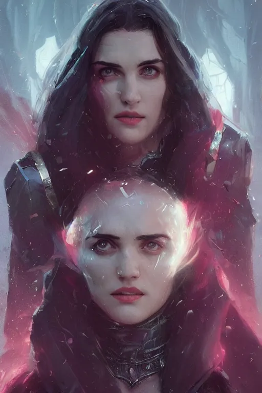 Image similar to portrait, Katie Mcgrath as a sorceress, dramatic lighting, cinematic, establishing shot, high detail, photo realistic, cinematic lighting, post processed, concept art, artstation, matte painting, style by eddie mendoza, raphael lacoste, alex ross