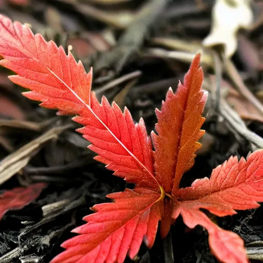 Prompt: fireleaf is an illegal drug in all kingdoms. it comes from the fireleaf plant and looks like red leaves. when smoked, fireleaf gives the consumer a relaxed feeling and hallucinations in higher doses.