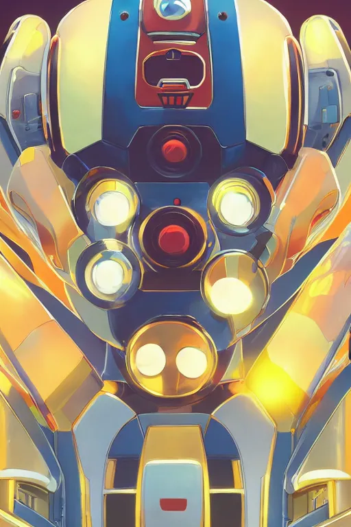 Image similar to metabots medabots medarotto medarot robot minimalist comics helmet mask neon cybereye, behance hd by jesper ejsing, by rhads, makoto shinkai and lois van baarle, ilya kuvshinov, rossdraws global illumination ray tracing hdr radiating a glowing aura