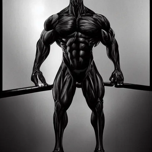 Image similar to an exaggeratedly muscular anthropomorphized black - coated horse with a magnificently muscular physique wearing tight kevlar outfit standing in a facility, long white mane, proportionally enormous arms, equine, anthro art, furaffinity, highly detailed, digital painting, artstation, concept art, illustration, art by artgerm, greg rutkowski, wlop