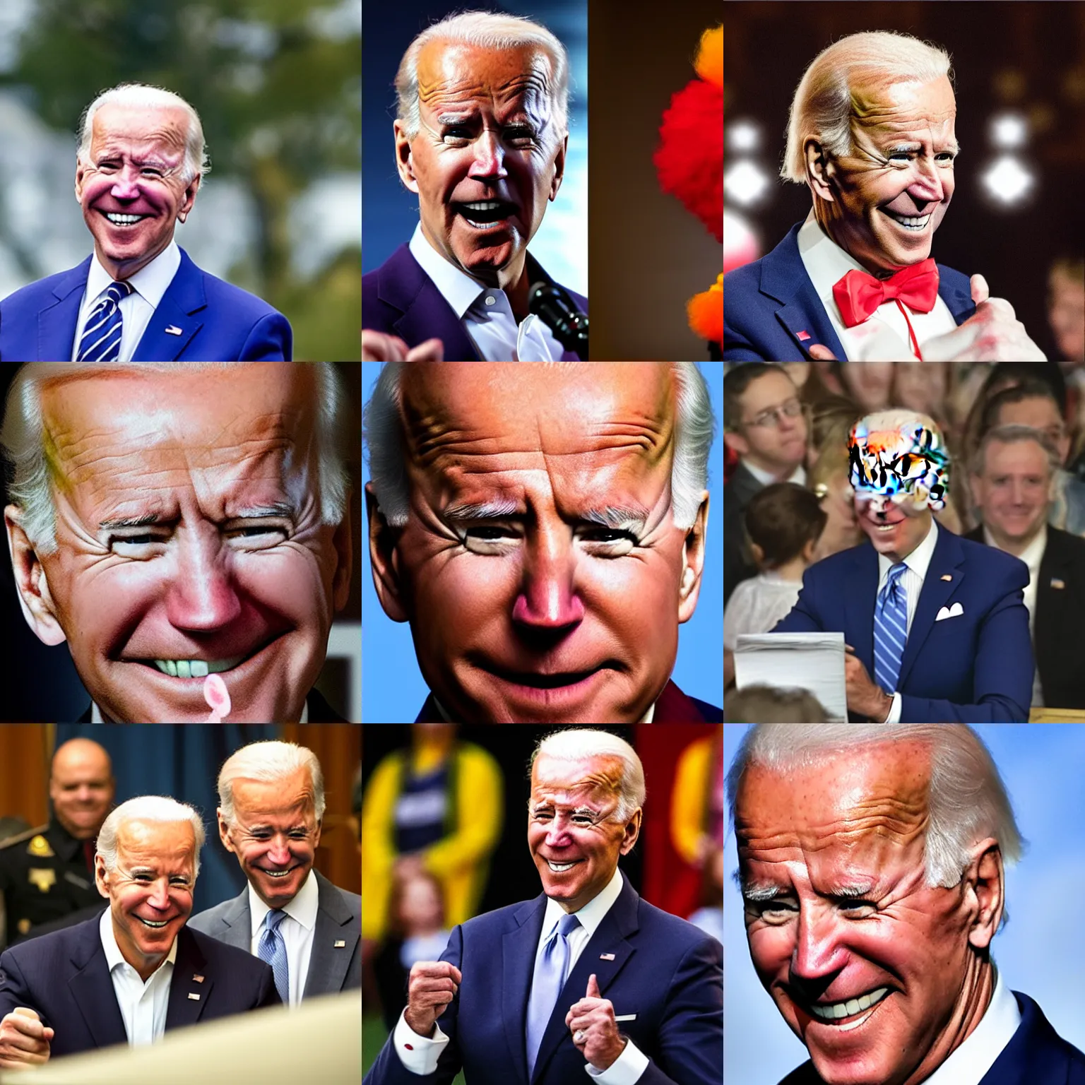 Prompt: Joe Biden as a clown