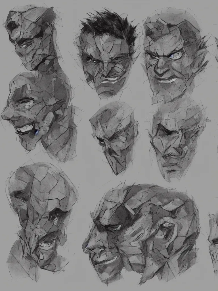 Image similar to fractured faces by disney concept artists, blunt borders, rule of thirds