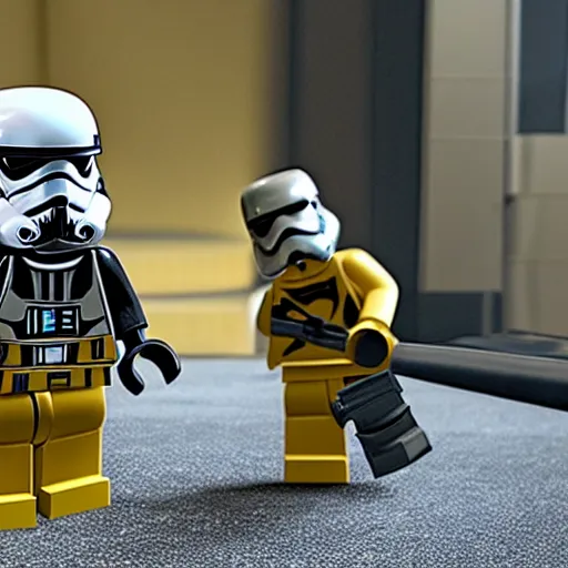 Prompt: Lego!! Star Wars, movie still, cinematic