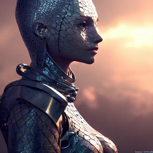 Prompt: knight, 8 k uhd, unreal engine, reflected chrome, octane render in the artstyle of greg rutkowski klimt and nixeu and ian sprigger and wlop and krenz cushart tom bagshaw, unreal engine 5, highly detailed face, true anatomy!, extremely detailed!, fishnets, beautiful