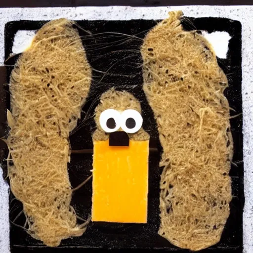 Image similar to cheese john cleese made out of cheese as a cheese