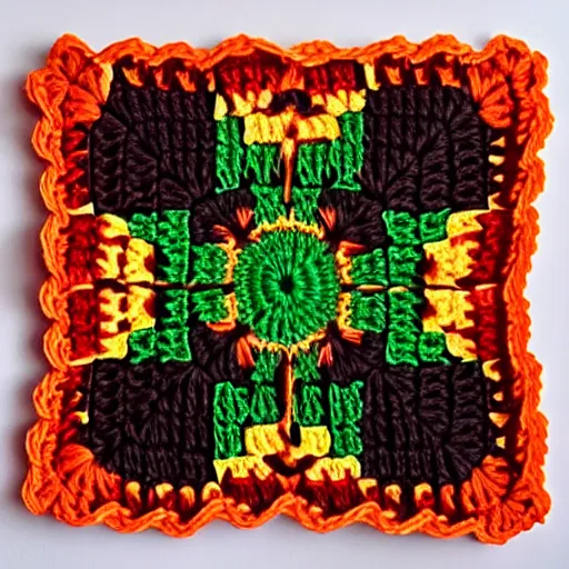 Image similar to wildfire crochet