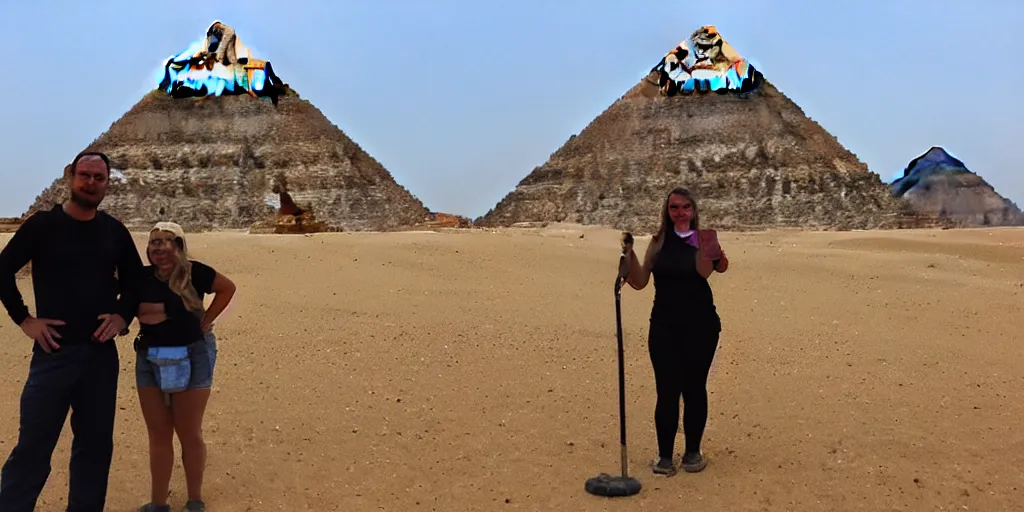 Prompt: working at the pyramids tonight