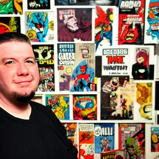 Image similar to portrait of comic book artist Mike S Miller