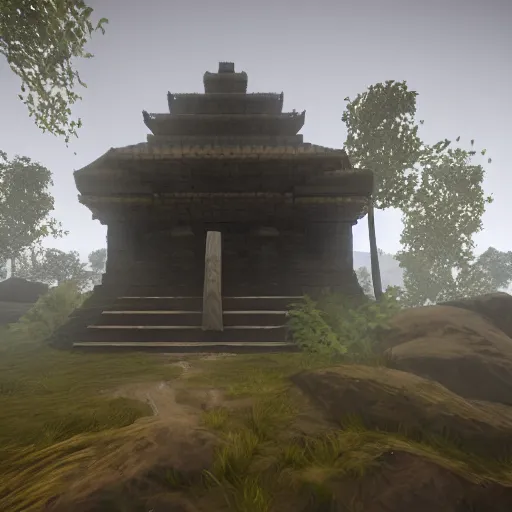 Image similar to a lost temple, made in source engine