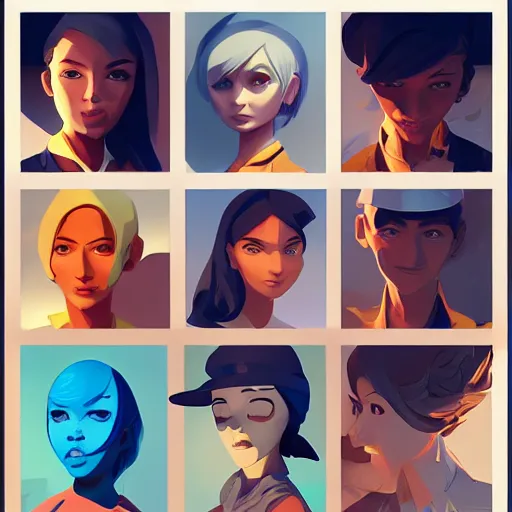 Image similar to face icon stylized minimalist m. a. s. h., loftis, cory behance hd by jesper ejsing, by rhads, makoto shinkai and lois van baarle, ilya kuvshinov, rossdraws global illumination